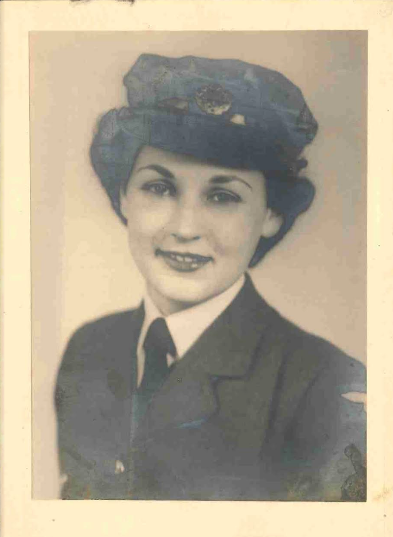 Joan Jones in Uniform